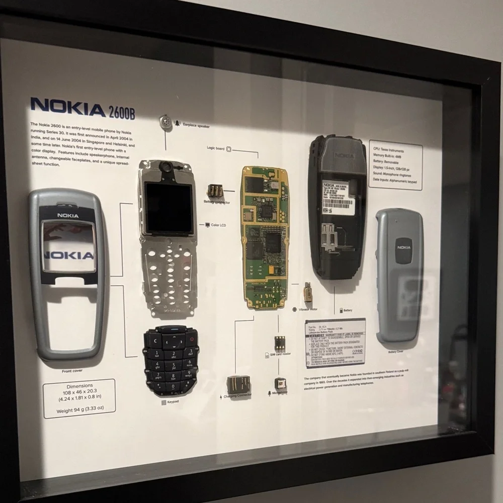 Nokia 2600B Gray and Black Display